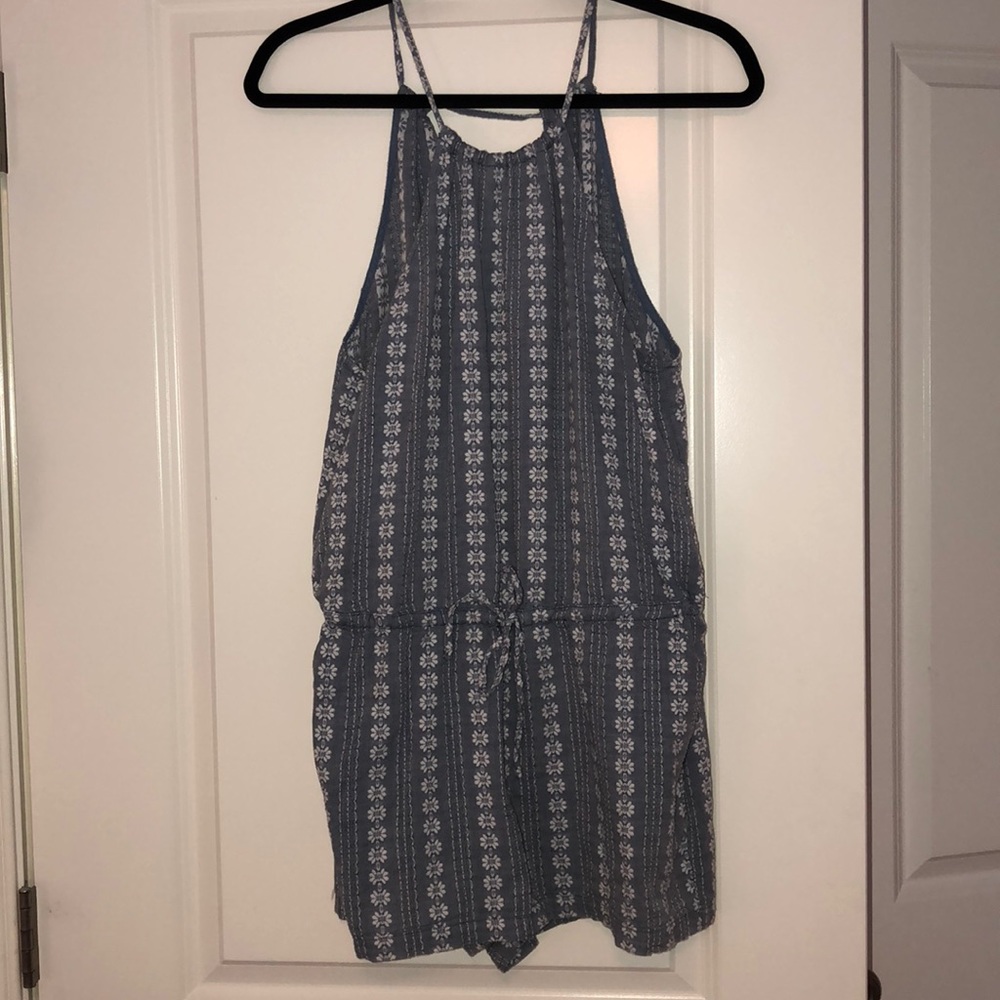 Madewell embroidered romper